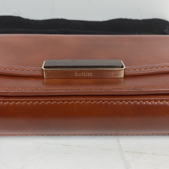 Botkier Cognac leather clutch - Picture 4 of 10